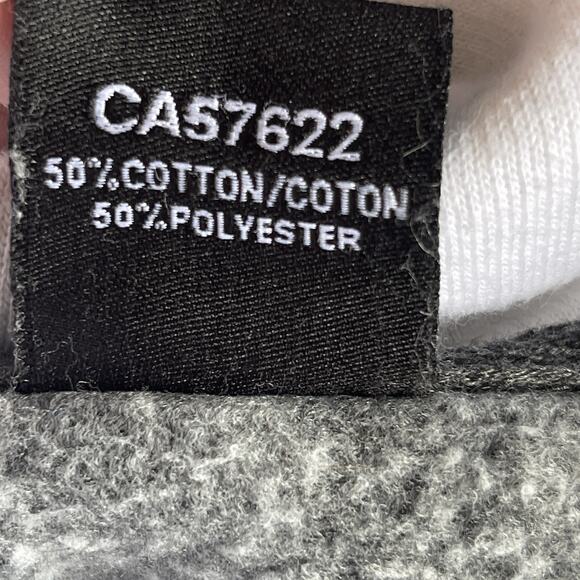 Canada Unisex Hooded Sweatshirt Medium Gray Moose Velvet Logo Vacation Hoodie - Picture 5 of 9